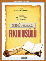 Şerhü’l-Varakat Fıkıh Usûlü