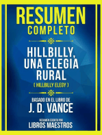 Resumen Completo - Hillbilly, Una Elegía Rural (Hillbilly Elegy) - Basado En El Libro De J. D. Vance: (Edicion Extendida)