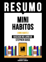Resumo - Mini Habitos (Mini Habits) - Baseado No Livro De Stephen Guise