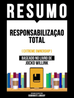 Resumo - Responsabilizaçao Total (Extreme Ownership) - Baseado No Livro De Jocko Willink