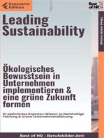 Leading Sustainability – Ökologisches Bewusstsein in Unternehmen implementieren & eine grüne Zukunft formen