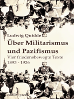 Über Militarismus und Pazifismus: Vier friedensbewegte Texte aus den Jahren 1893-1926