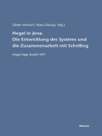 Hegel in Jena. Die Entwicklung des Systems und die Zusammenarbeit mit Schelling: Hegel-Tage Zwettl 1977