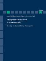 Pragmatismus und Hermeneutik: Beiträge zu Richard Rortys Kulturpolitik