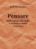 Pensare: Riflessioni alla radio "Catalunya-Itàlia"  2019-2023