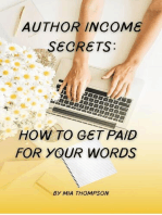 Author Income Secrets: How to Get Paid for Your Words