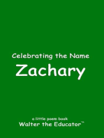 Celebrating the Name Zachary