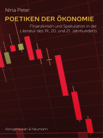 Poetiken der Ökonomie: Finanzkrisen und Spekulation in der Literatur des 19., 20. und 21. Jahrhunderts