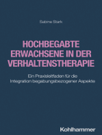 Hochbegabte Erwachsene in der Verhaltenstherapie: Ein Praxisleitfaden für die Integration begabungsbezogener Aspekte