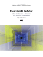 L'université du futur: Idées et réflexions à l'intention des professeurs de demain