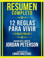 Resumen Completo - 12 Reglas Para Vivir (12 Rules For Life) - Basado En El Libro De Jordan Peterson: (Edicion Extendida)