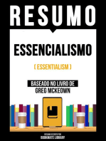 Resumo - Essencialismo (Essentialism) - Baseado No Livro De Greg Mckeown