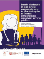 Derecho a la atención en salud para las personas migrantes en situación irregular en Colombia: Entre estándares normativos y barreras prácticas