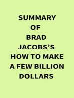 Summary of Brad Jacobs’s How to Make a Few Billion Dollars