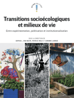 Transitions socioécologiques et milieux de vie: Entre expérimentation, politisation et institutionnalisation