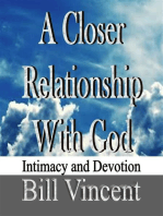 A Closer Relationship with God