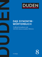 Duden – Das Synonymwörterbuch: Ein Wörterbuch sinnverwandter Wörter