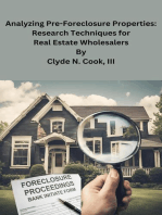 Analyzing Pre-Foreclosure Properties