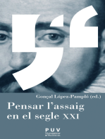 Pensar l'assaig en el segle XXI