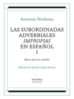 Las subordinadas adverbiales impropias en español, I: Bases para su estudio