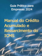 Manual Do Crédito Acumulado E Ressarcimento Do Icms