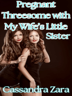 Pregnant Threesome with My Wife's Blackmailed Little Sister