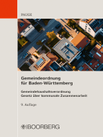 Gemeindeordnung für Baden-Württemberg: Gemeindehaushaltsverordnung, Gesetz über kommunale Zusammenarbeit, Textausgabe mit Einleitung und  ergänzenden Bestimmungen