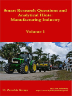 Smart Research Questions and Analytical Hints: Manufacturing Industry