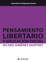 Pensamiento libertario y educación social