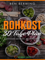 ROHKOST 30 Tage Plan