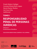 Tomo I. Responsabilidad penal de Personas Jurídicas. Volumen I Fundamentos filosóficos