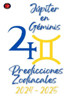 Júpiter en Géminis. Predicciones Zodiacales 2024-2025