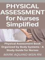 Physical Assessment for Nurses Simplified: Physical Assessment Book Organized by Body Systems - A Study Guide for Nurses: Nurse Ninja, #1