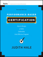Performance-Based Certification: How to Design a Valid, Defensible, Cost-Effective Program