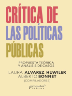 Crítica de las políticas públicas: Propuesta teórica y análisis de casos