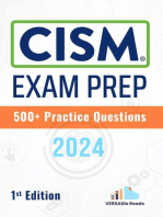 CISM Exam Prep 500+ Practice Questions