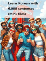 Learn Korean with 6,000 sentences(MP3 files)