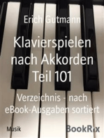 Klavierspielen nach Akkorden Teil 101: Verzeichnis - nach eBook-Ausgaben sortiert