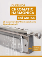 Duets for Chromatic Harmonica and Guitar - 20 pieces from the "Notebook of Anna Magdalena Bach"