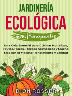 Jardinería ecológica para principiantes