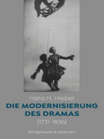 Die Modernisierung des Dramas (1731 - 1836)