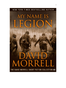 My Name is Legion by David Morrell