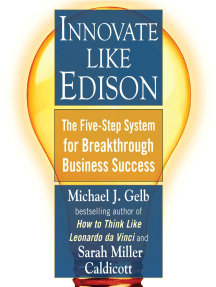 Innovate Like Edison by Michael Gelb, Sarah Miller Caldicott