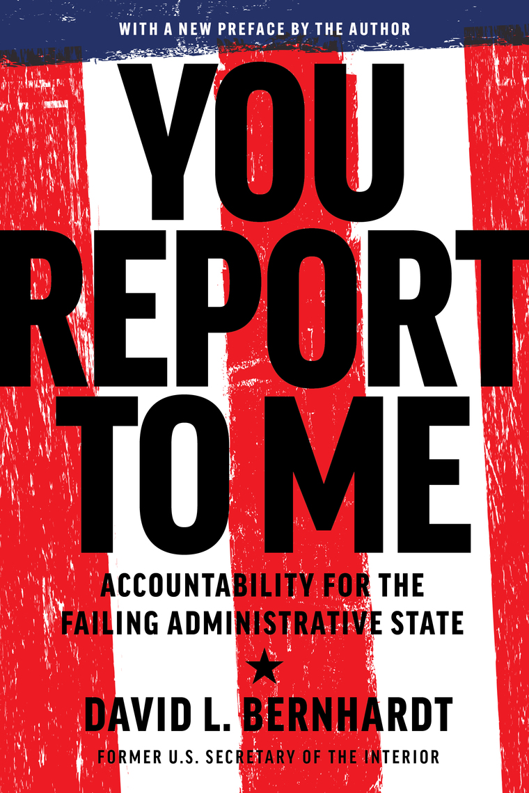You Report to Me by David Bernhardt (Ebook) - Read free for 30 days