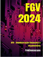 AFO - FGV 2024: Questões Comentadas Concursos FGV 2024, #1