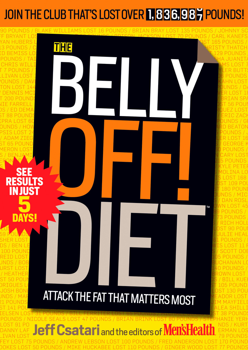 The Belly Off! Diet by Jeff Csatari, Editors of Men's Health Magazi ...