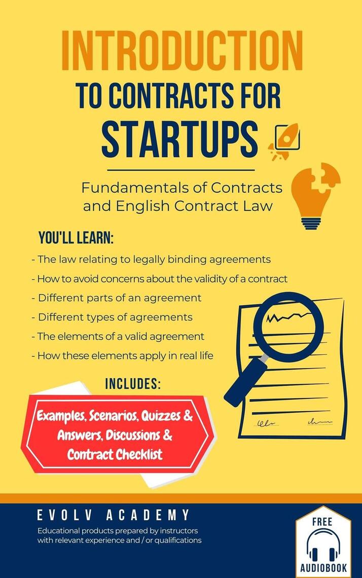 Introduction to Contracts for Entrepreneurs and Startup: Fundamentals ...