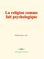 La religion comme fait psychologique: Valeur de la vie religieuse