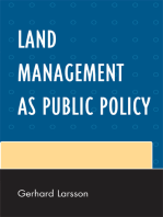 Land Management as Public Policy