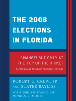 The 2008 Election in Florida: Change! But Only at the Top of the Ticket